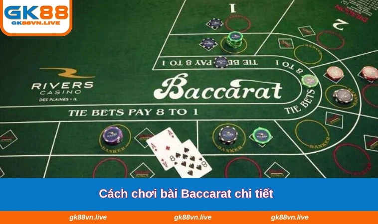Cách chơi bài Baccarat chi tiết