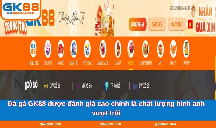 Đá gà GK88 được đánh giá cao chính là chất lượng hình ảnh vượt trội