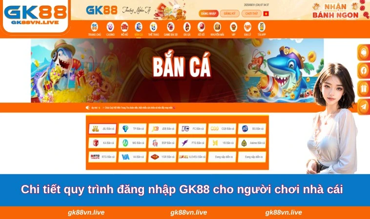 Chi tiết quy trình đăng nhập GK88 cho người chơi nhà cái