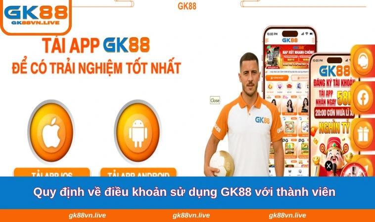 Quy định về điều khoản sử dụng GK88 với thành viên